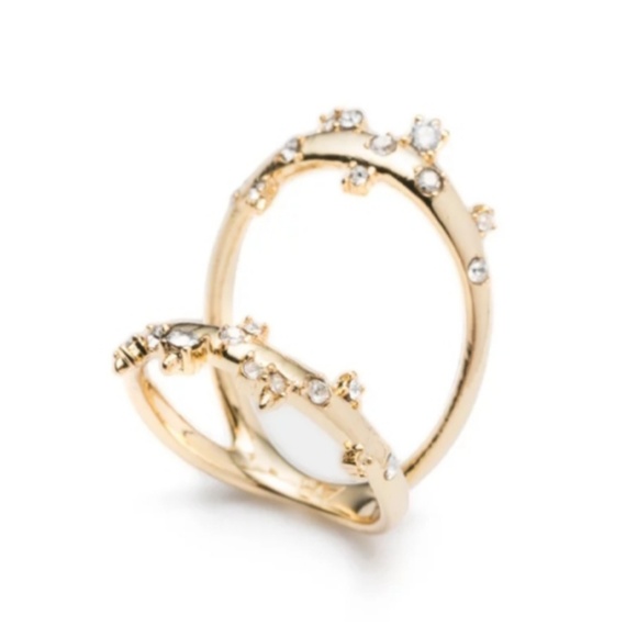 Alexis Bittar Jewelry - Alexis Bittar double banded crystal ring